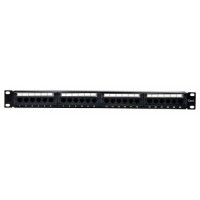 Phasak - Panel de parcheo 19" CAt.6 UTP RJ45 Dual